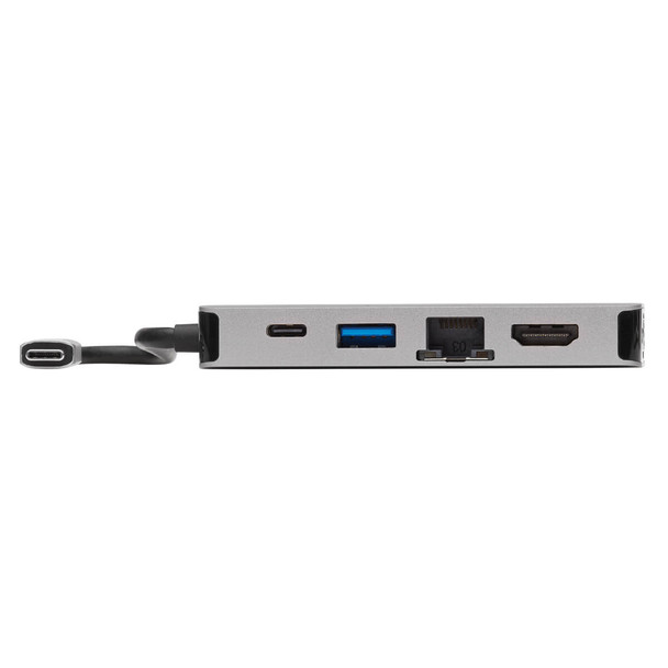 Tripp-Lite AC U442-DOCK6-GY USB-C Dock Dual Display 4K HDMI VGA USB 3.2 Gen 1