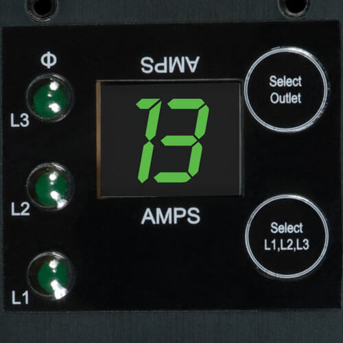 Tripple PDU PDU3VSR10L1530 10ft 8.6kW 3-Phase Switched PDU 208V L15-30P Retail