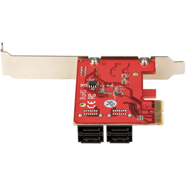 StarTech CC 4P6G-PCIE-SATA-CARD 4 Port PCIe SATA Expansion Card 6Gbps Retail