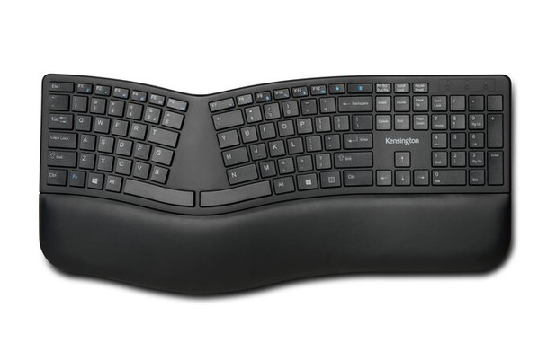 Kensington KB K75401US Pro Fit Ergo Wireless Keyboard Black Retail