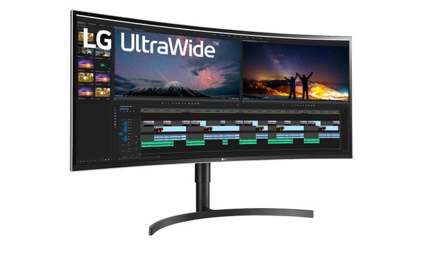 LG MN 38WN75C-B 3821:9 UltraWide QHD+ HDR IPS Curved Monitor 3840x1600 Retail