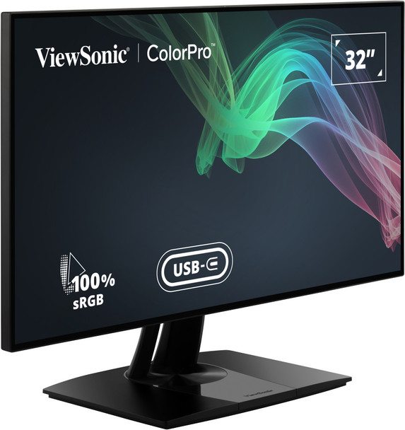 ViewSonic MN VP3268A-4K 32 4K UHD 3840x2160 ColorPro Design Monitor w USB-C