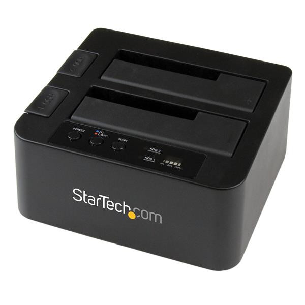StarTech AC SDOCK2U33RE USB3.0 SATA to 2.5 3.5 SATA HDD SSD Duplicator Dock