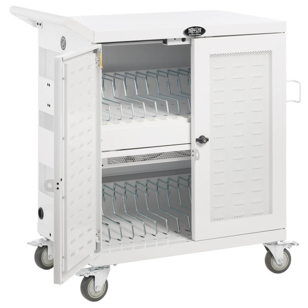 Tripp Lite CSC32USBWHG portable device management cart/cabinet White CSC32USBWHG 037332240156