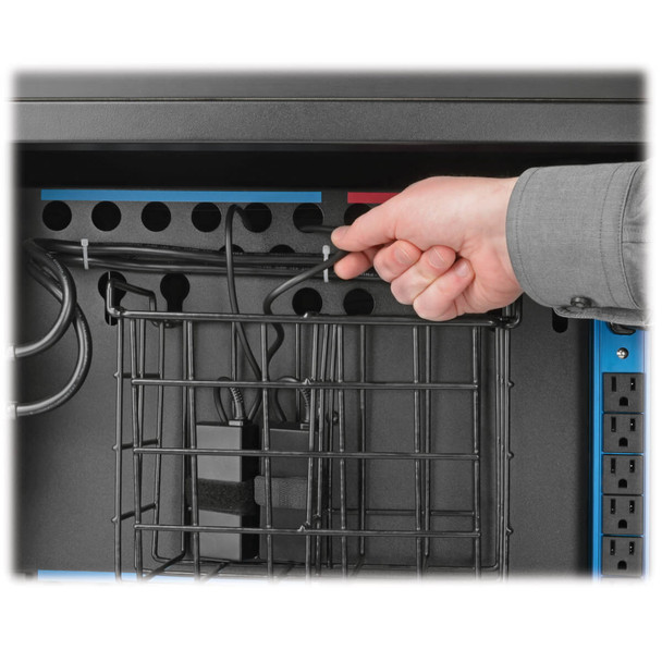 Tripp Lite 45-Device AC Mobile Charging Cart – Laptops and Chromebooks, 120V, NEMA 5-15P, 10 ft. Cord, Black CSC45AC 037332226082