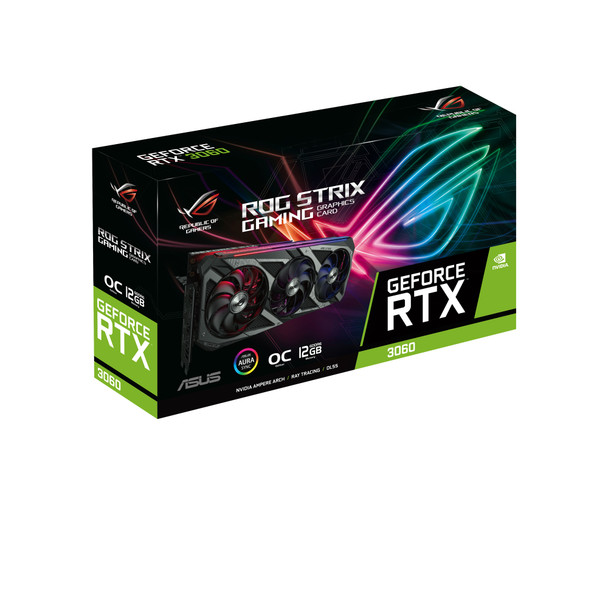 ASUS ROG -STRIX-RTX3060-O12G-V2-GAMING NVIDIA GeForce RTX 3060 12 GB GDDR6 ROG-STRIX-RTX3060-O12G-V2-GAMING 195553310390