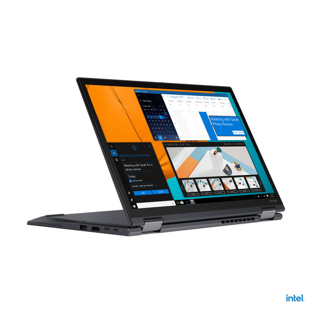 Lenovo ThinkPad X13 Yoga Hybrid (2-in-1) 33.8 cm (13.3") Touchscreen WQXGA Intel Core i5 16 GB LPDDR4x-SDRAM 512 GB SSD Wi-Fi 6 (802.11ax) Windows 10 Pro Black 20W80032US 195713869713