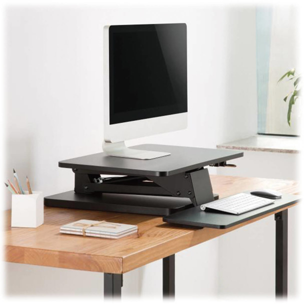 Tripp Lite WWSSDTAM Safe-IT Adjustable-Height Sit-Stand Desktop Workstation, Antimicrobial Protection WWSSDTAM 10037332265736