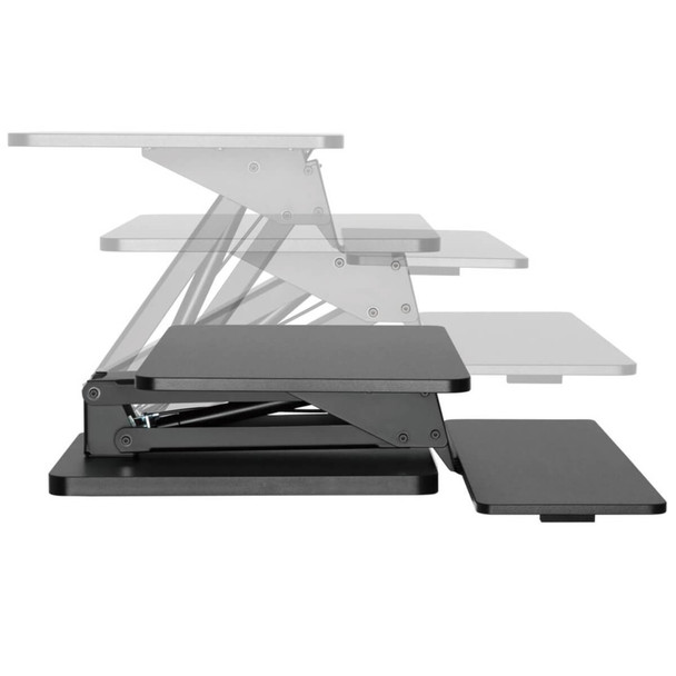 Tripp Lite WWSSDTAM Safe-IT Adjustable-Height Sit-Stand Desktop Workstation, Antimicrobial Protection WWSSDTAM 10037332265736