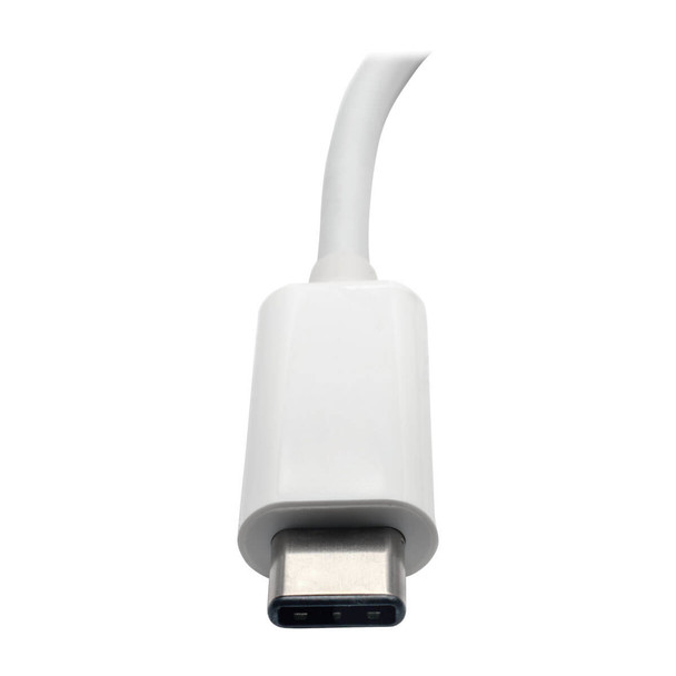 Tripp Lite U444-06N-DGU-C USB-C Multiport Adapter, DVI, USB-A Port, Gbe and PD Charging, White U444-06N-DGU-C 037332193919