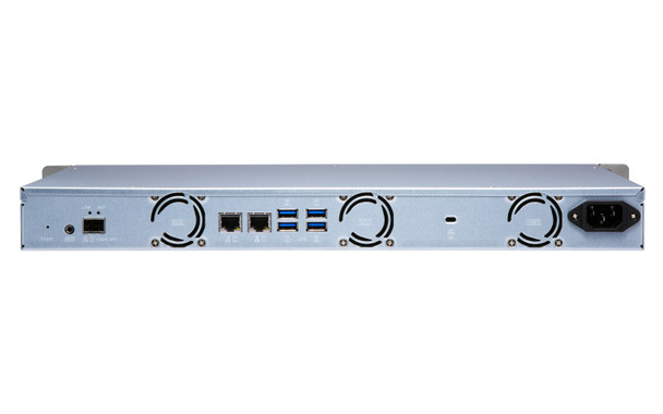 QNAP TS-431XeU NAS Rack (1U) Ethernet LAN Black, Stainless steel Alpine AL-314 TS-431XEU-2G-US 885022014033