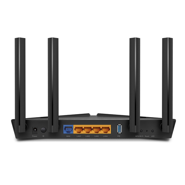 TP-Link Archer AX50 wireless router Gigabit Ethernet Dual-band (2.4 GHz / 5 GHz) 4G Black ARCHER AX50 845973089252