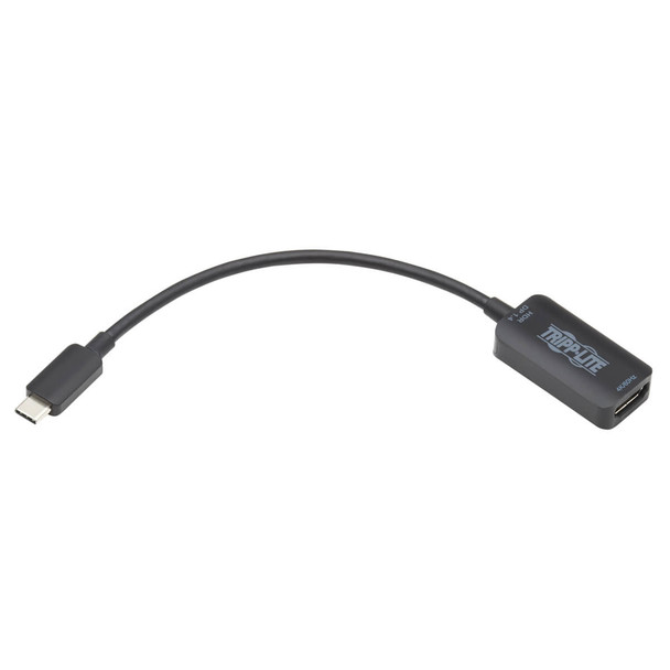 Tripp Lite U444-06N-HDR4-B USB-C to HDMI Active Adapter Cable (M/F), 4K 60 Hz, HDR, 4:4:4, DP 1.4 Alt Mode, HDCP 2.2, Black, 6 in. (15.2 cm) U444-06N-HDR4-B 037332253804