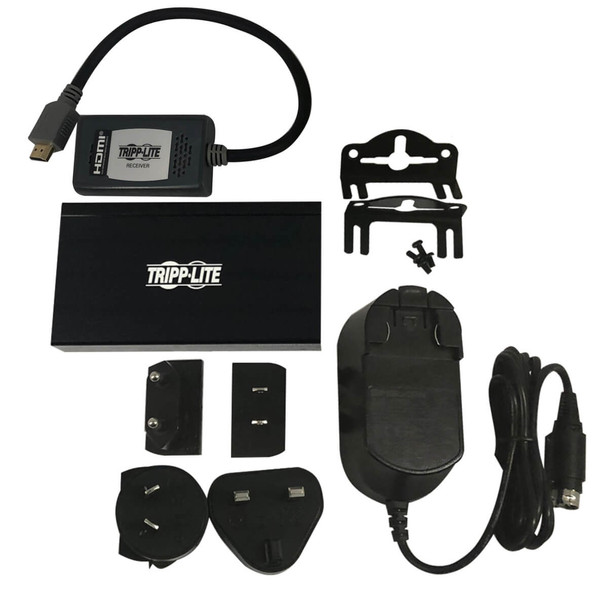 Tripp Lite B127A-1A1-BHPH HDMI over Cat6 Extender Kit, Transmitter and Pigtail Receiver, 4K 60Hz, 4:4:4, PoC, HDR, HDCP 2.2, 230 ft., TAA B127A-1A1-BHPH 037332258632