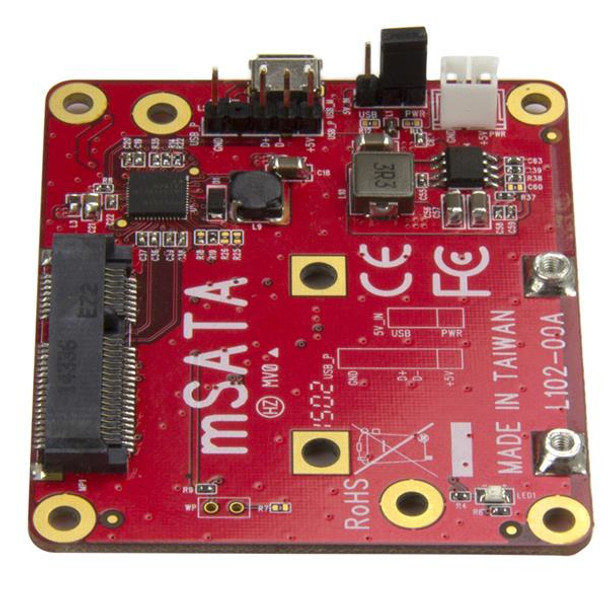 StarTech.com USB to mSATA Converter for Raspberry Pi and Development Boards PIB2MS1 065030866804