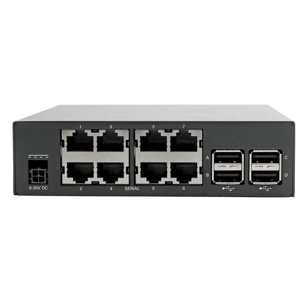 Tripp Lite B093-008-2E4U 8-Port Console Server with Dual GbE NIC, 4Gb Flash and 4 USB Ports B093-008-2E4U 037332209306