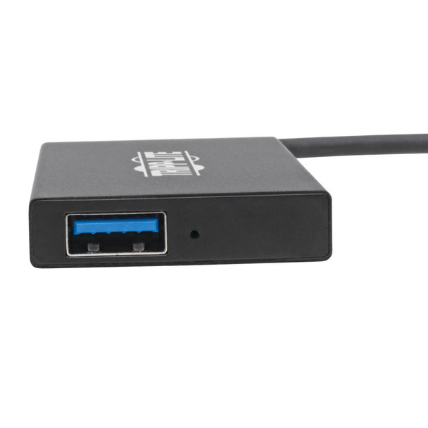 Tripp Lite U460-004-4A-AL 4-Port USB-C Hub, USB-C to 4x USB-A Ports, USB 3.0, Black U460-004-4A-AL 037332214010