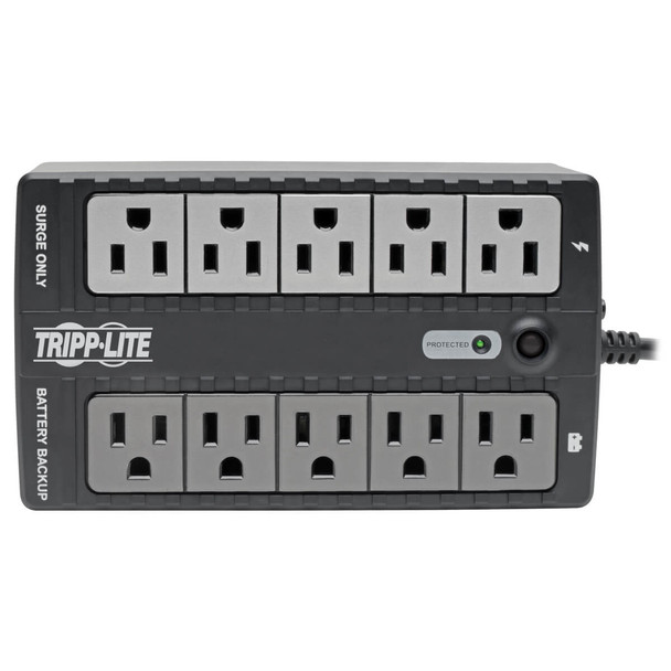 Tripp Lite INTERNET600U uninterruptible power supply (UPS) Standby (Offline) 0.6 kVA 300 W 10 AC outlet(s) INTERNET600U 037332211033