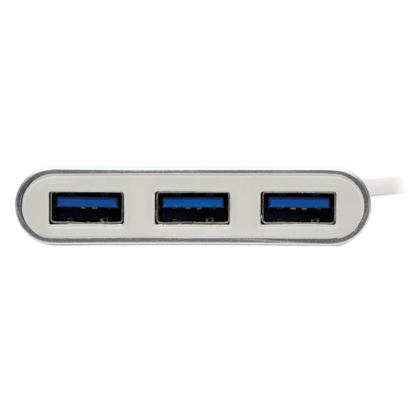 Tripp Lite U360-004-AL 4-Port Portable USB 3.0 SuperSpeed Mini Hub, Aluminum U360-004-AL 037332190512