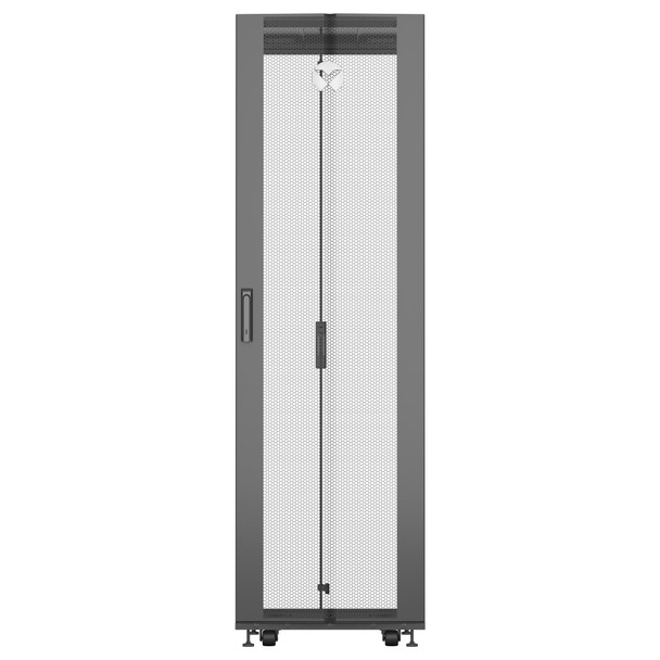 Vertiv VR Rack VR3100 rack cabinet 42U Freestanding rack Black, Transparent VR3100 767041025217