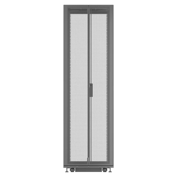 Vertiv VR3300 rack cabinet 42U Freestanding rack Black, Transparent VR3300 767041025248