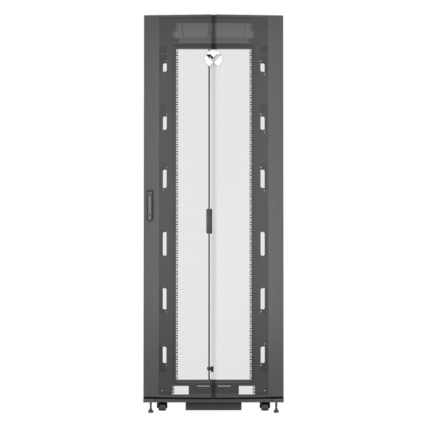 Vertiv VR3357 rack cabinet 48U Freestanding rack Black, Transparent VR3357 767041025422