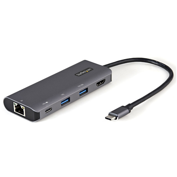 StarTech.com USB C Multiport Adapter - 10Gbps USB Type-C Mini Dock with 4K 30Hz HDMI - 100W Power Delivery Passthrough - 3-Port USB Hub, GbE - USB 3.1/3.2 Gen 2 Laptop Dock - 10" Cable DKT31CHPDL 065030887762