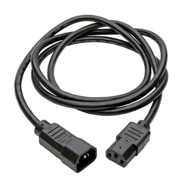 Tripp Lite P004-005-13A PDU Power Cord, C13 to C14 - 13A, 250V, 16 AWG, 5 ft. (1.52 m), Black P004-005-13A 037332180469