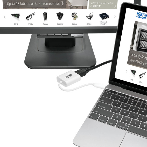 Tripp Lite U444-06N-DP-AM USB-C to Displayport Adapter with Alternate Mode - DP 1.2, 4K60 U444-06N-DP-AM 037332189356