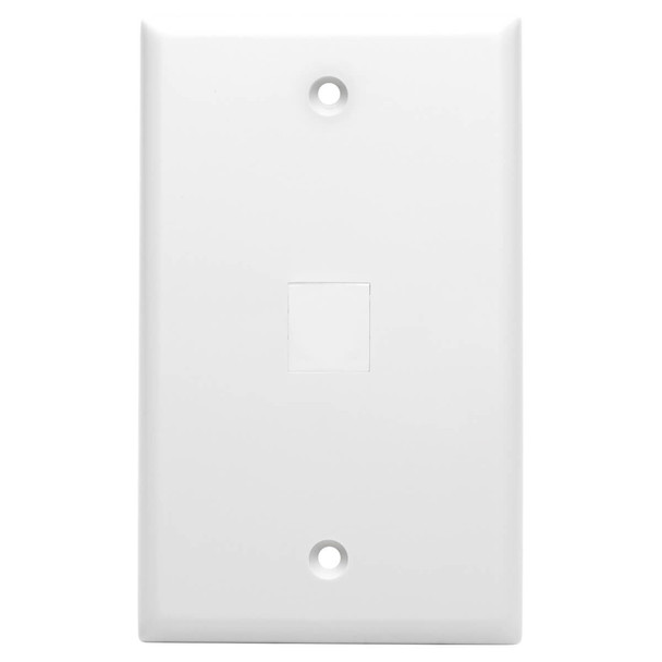 Tripp Lite N040-010-WH Snap-In Blank Keystone Jack Insert, White, 10 Pack, TAA N040-010-WH 037332191953