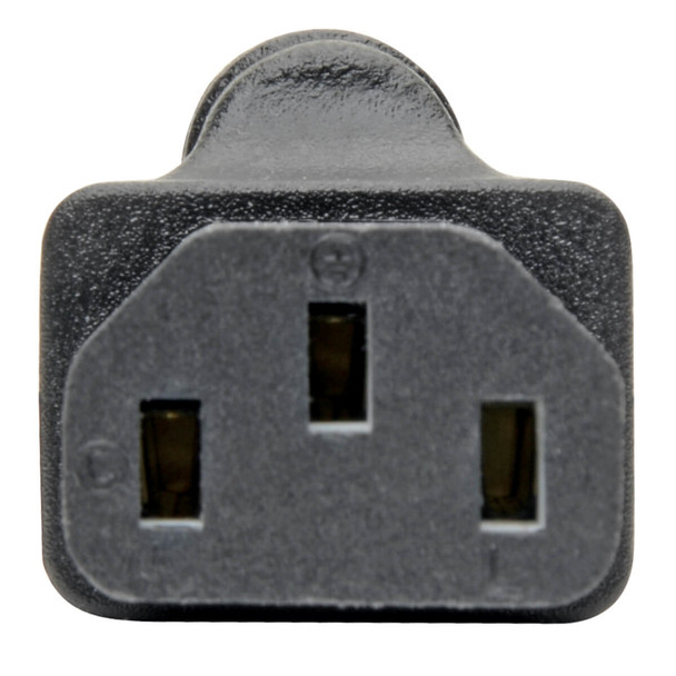 Tripp Lite NEMA 5-15P to C13 Power Cord Adapter - 10A, 125V, Black P006-000 037332217974