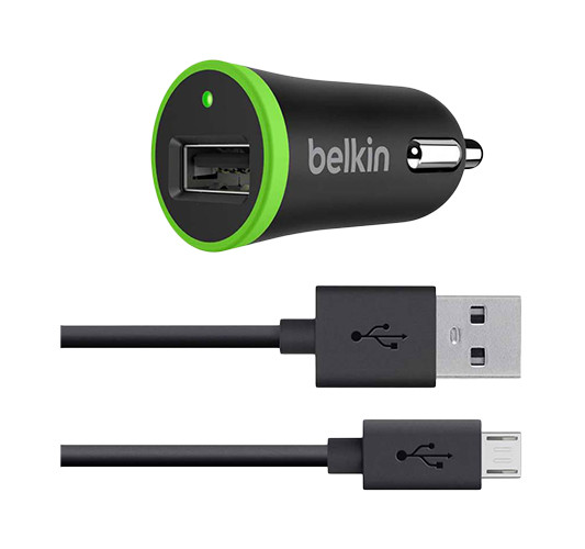 Belkin F8M887BT04-BLK mobile device charger Black, Green Auto F8M887BT04-BLK 745883662289
