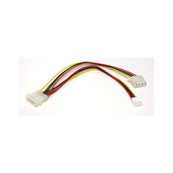 C2G 10in Combo 5.25in/3.5in Internal Power Y-Cable Multicolour 0.254 m 03164 757120031642