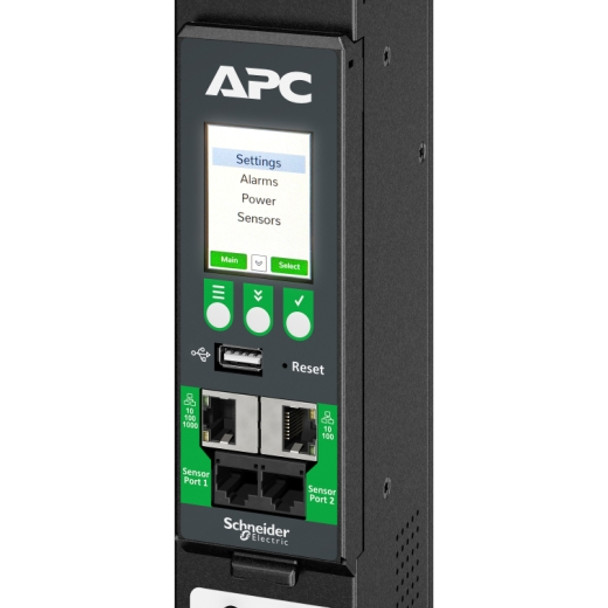 APC APDU10452ME power distribution unit (PDU) 42 AC outlet(s) Black APDU10452ME 731304439851