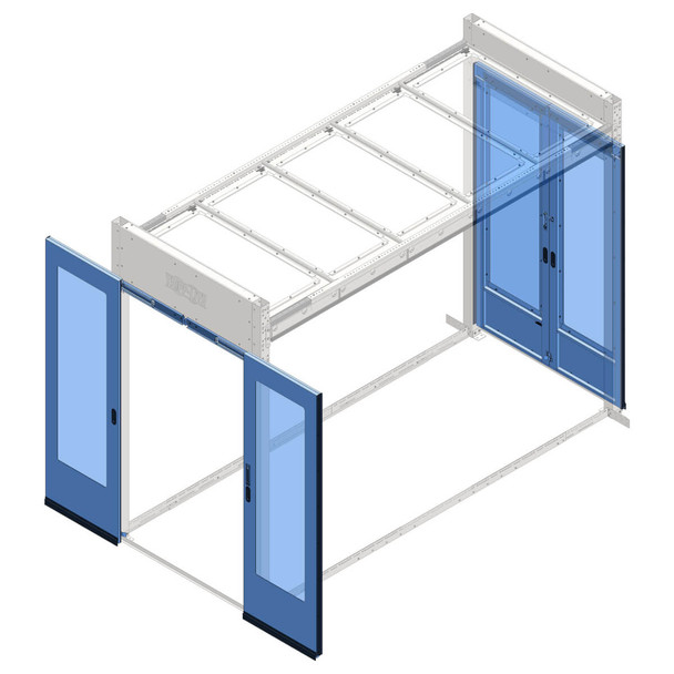 Tripp Lite Sliding Double-Door Kit for Hot / Cold Aisle Containment System SRCTMTSDD 037332214324