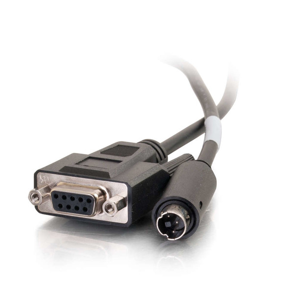 C2G 6ft RS-232 serial cable Black 1.83 m 3p DB9 38539 757120385394