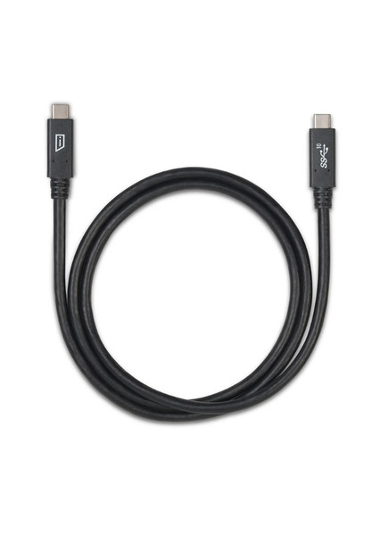 Targus ACC1001CAI USB cable 1 m USB 3.2 Gen 2 (3.1 Gen 2) USB C Black ACC1001CAI 092636319830