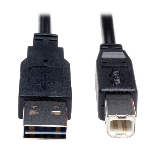 Tripp Lite UR022-006 Universal Reversible USB 2.0 Cable (Reversible A to B M/M), 6 ft. (1.83 m) UR022-006 037332179449