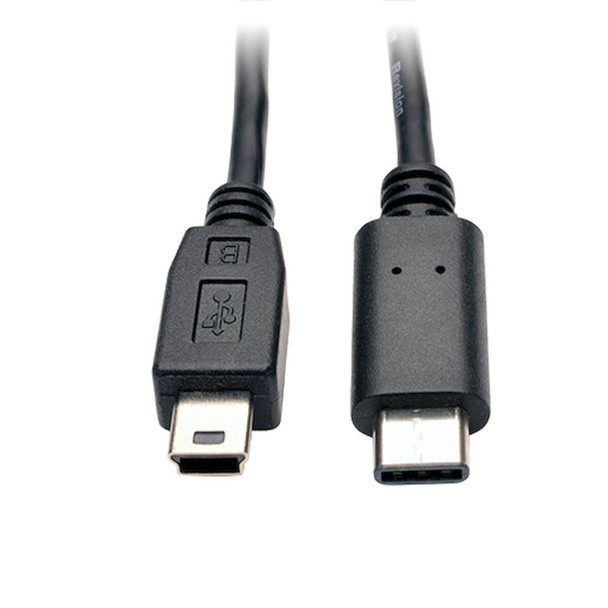 Tripp Lite U040-006-MINI USB 5-Pin Mini-B to USB-C Cable - USB 2.0, (M/M), 6 ft. (1.83 m) U040-006-MINI 037332188601
