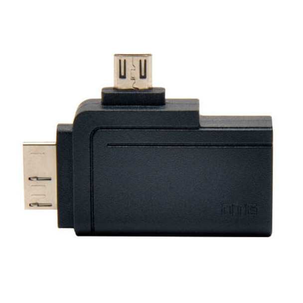 Tripp Lite 2-in-1 OTG Adapter, USB 3.0 Micro B Male and USB 2.0 Micro B Male to USB A Female U053-000-OTG 037332186904