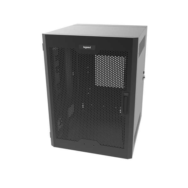 C2G SWM18RUPD-26-26 rack cabinet 18U Wall mounted rack Black SWM18RUPD-26-26 662875015666