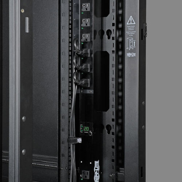 Tripp Lite SR45UB 45U SmartRack Standard-Depth Server Rack Enclosure Cabinet with doors & side panels SR45UB 037332097347