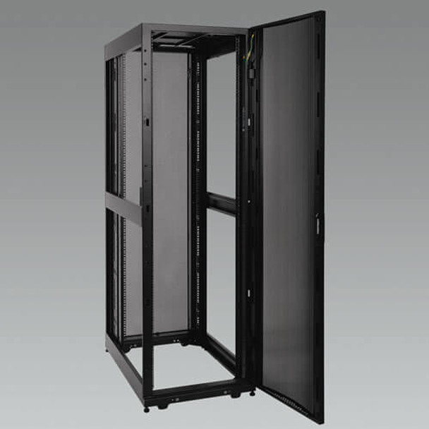 Tripp Lite SR45UB 45U SmartRack Standard-Depth Server Rack Enclosure Cabinet with doors & side panels SR45UB 037332097347