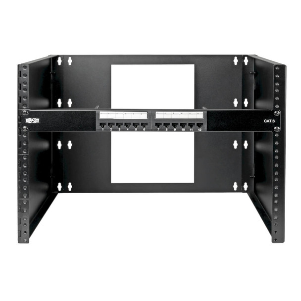 Tripp Lite SRWO8UBRKT 8U Wall-Mount Bracket for Small Switches and Patch Panels, Hinged SRWO8UBRKT 037332205629