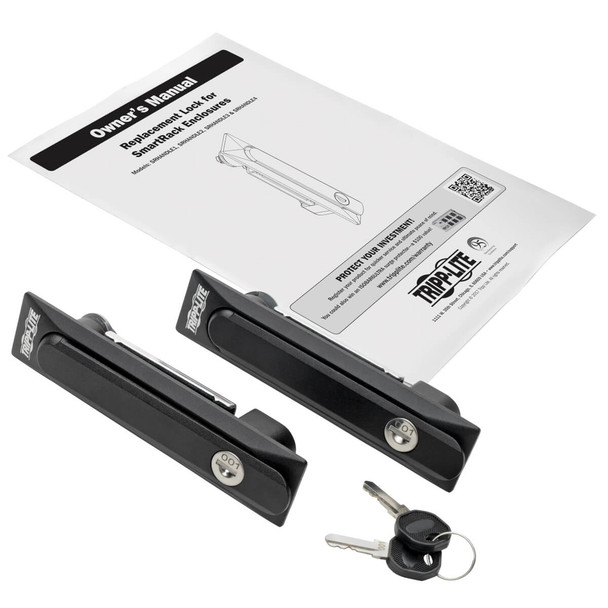 Tripp Lite SRHANDLE3 Replacement Lock for SmartRack Server Rack Cabinets - Front and Back Doors, 2 Keys, Version 3 SRHANDLE3 037332212702