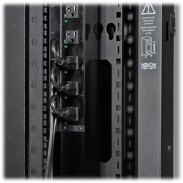 Tripp Lite SR52UBDP 52U SmartRack Deep Server Rack - 42 in. Depth, Doors and Side Panels Included SR52UBDP 037332260802