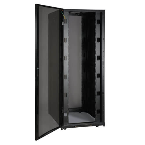 Tripp Lite SR48UBWDSP1 48U SmartRack Wide Standard-Depth Rack Enclosure Cabinet with doors, side panels & shock pallet packaging SR48UBWDSP1 037332178961