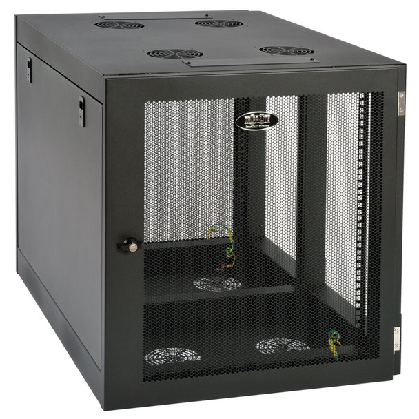 Tripp Lite SRW12UHD SmartRack 12U Heavy-Duty Low-Profile Server-Depth Side-Mount Wall-Mount Small Rack Enclosure SRW12UHD 037332183323