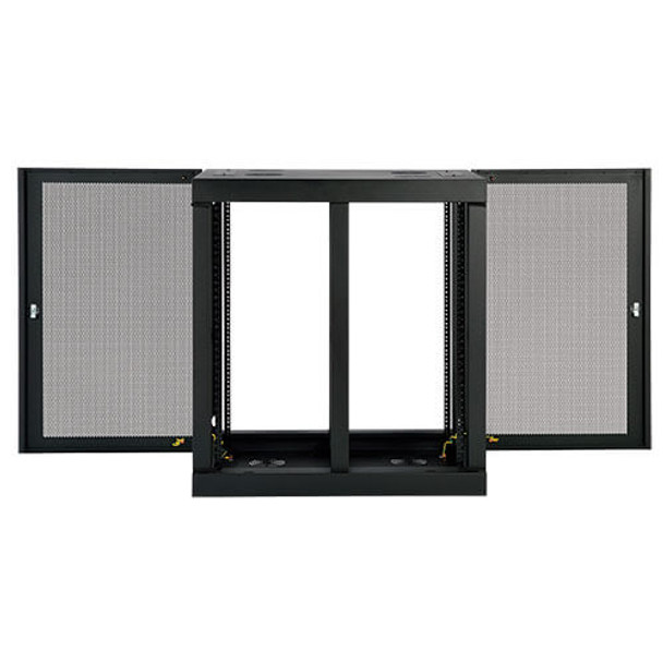 Tripp Lite SRW18UHD SmartRack 18U Heavy-Duty Low-Profile Server-Depth Side-Mount Wall-Mount Rack Enclosure Cabinet SRW18UHD 037332183316
