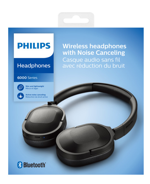 Philips 6500 series TAH6506BK/00 headphones/headset Wired & Wireless Head-band Music USB Type-C Bluetooth Black TAH6506BK/00 840063201958